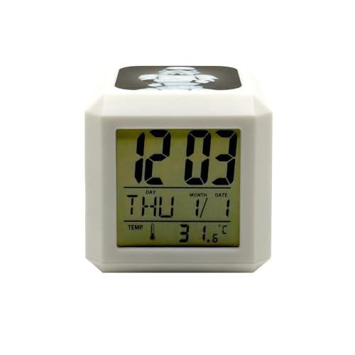 Star Wars Stormtrooper Horloge LED – Réveil numérique avec design casque, décoration de chambre geek et cadeau de collection