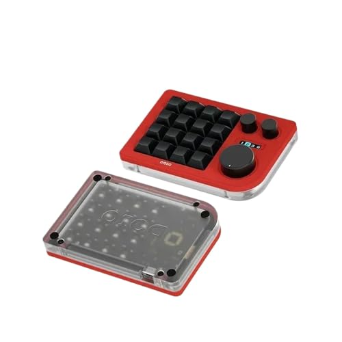 PC ���J�j�J���L�[�{�[�h Kb16-01 �f���A�����[�h 16 �L�[�L�[�p�b�h 3 �̃m�u�� OLED �X�N���[���Q�[����I�t�B�X�p(Vermilion)