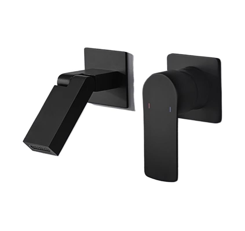 Mitigeur de lavabo or brossé Feng Shui : le confort d'un robinet grande hauteur