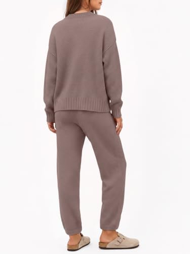 LILLUSORY Women 2 Piece Sweater Matching Lounge Sets 2026 Fall Outfit - image 4