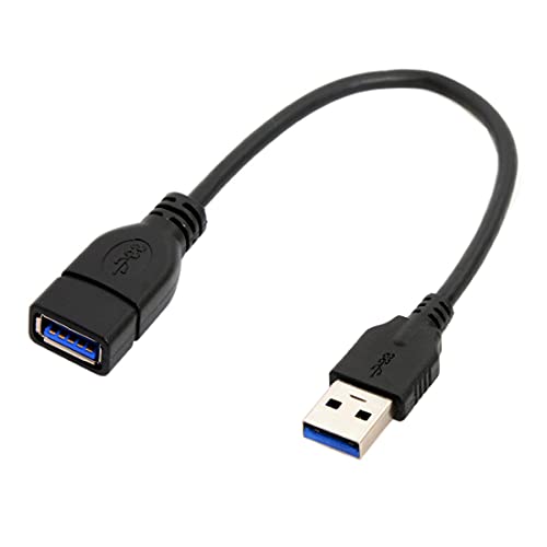 chenyang Cable USB 3.0 USB 3.0 Tipo A Cable de Datos de extensión OTG Macho a Hembra 20 cm 5Gbps