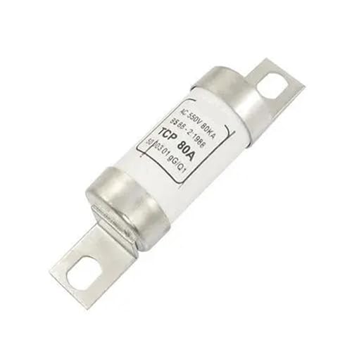 Fusible cylindrique AC 550V 80A tube céramique pour armoire électrique
