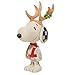 Enesco Jim Shore Peanuts Snoopy Reindeer Miniature Figurine, 3.82 Inch, Multicolor