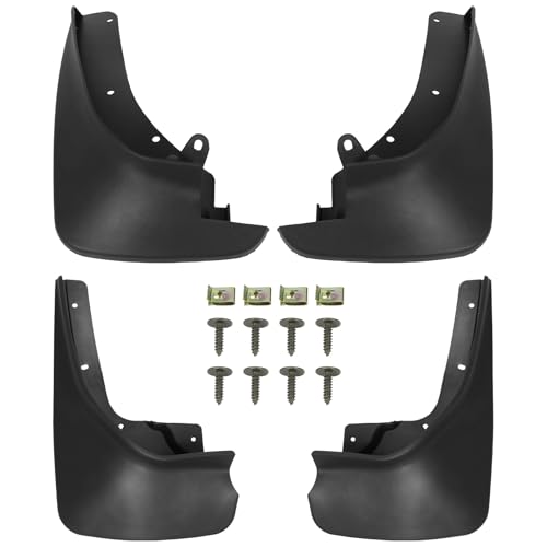 Image of SCITOO 4PCS Mud Flaps Front & Fear Splash Guard set suitable for Ford Explorer 2011-2018 ‎BB5Z-16A550-BA,BB5Z-16A550-BB,BB5Z-16A550-AA