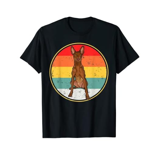 Vintage Retro Sunset Pharaoh Hound Dog Men Women T-Shirt