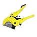 Aexit Manual Tool Yellow Handle Ratchet PVC Plastic Pipe Cutter 7.5