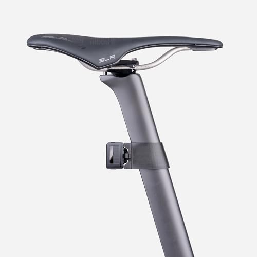 Pince de fixation pour tige de selle vélo avec support traceur GPS intégré