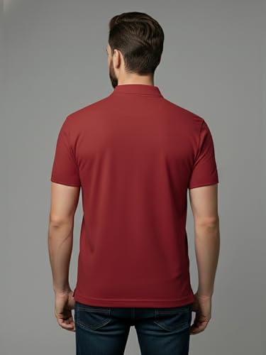Image of XENOVAURBAN Dry Fit Polo t Shirt for Man | Regular Fit | Quick Dry Mars Fabric Polo T-Shirt with Collar for Men