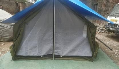 Image of 6 Persons Camping Tent Waterproof Spacious Outdoor Tent House for Camping Durable Tent House for Camping, Perfect for Your Next Adventure Green