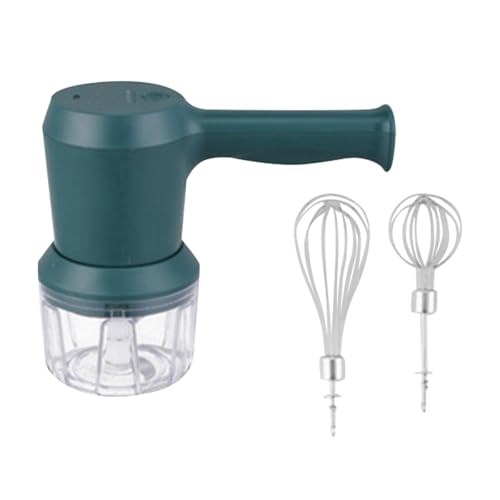 Generic Robot Culinario Eléctrico, por USB, Picadora de 5 velocidades para frutas y crema, Verde Oscuro