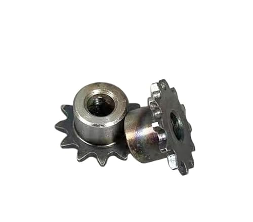Bevel Gear Pinion Hardware Mechanical 1pcs 11-35 Tooth 03C Chain Gear Steel 5mm-16mm Bore Small Industrial Sprocket Wheel Motor Chain Drive Sprocket(12 Teeth 6mm Hole)