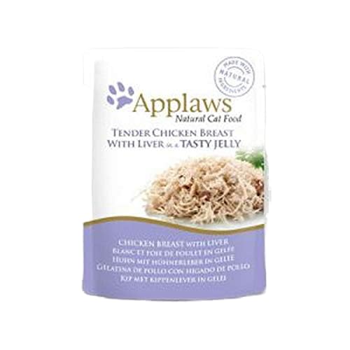 Applaws Pouch, Huhn+Hühnerleber in Gelee – Ansicht 2