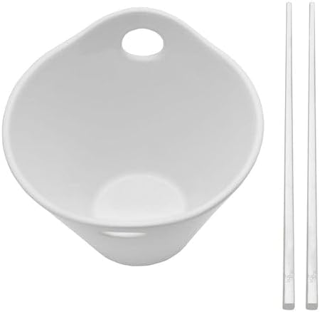 Mikasa 20oz Studio Nova Noodle Bowl Set - Ceramic Bowl & Steel Chopsticks
