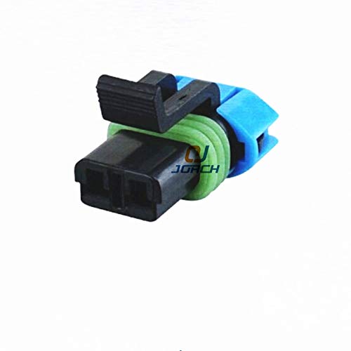 Davitu 10 sets 2pin GM Delphi 2 Way Female Sensor Plug Auto Car fan plug Connector 15300027 - (Package: 100 sests)