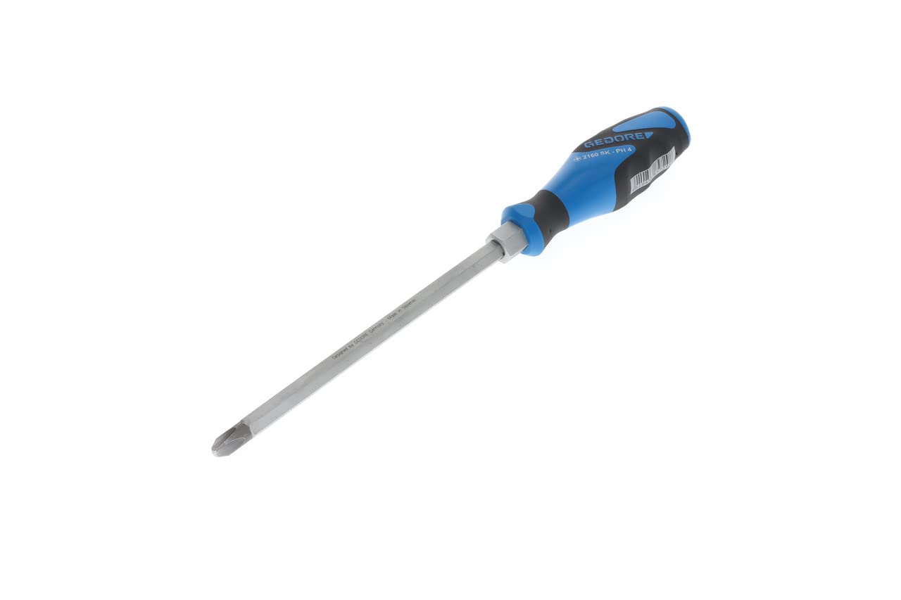 Tournevis cruciforme anti vis grippée GEDORE avec zone de frappe PH 4