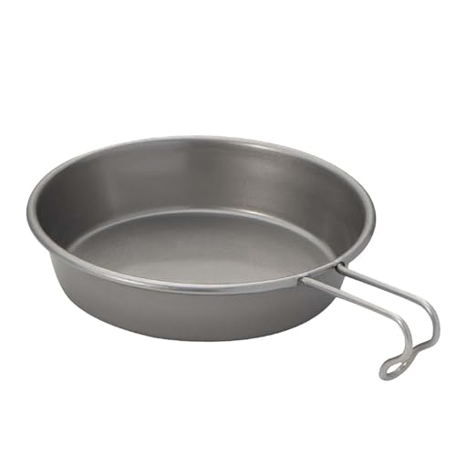 FytStycale Outdoor Cooking Set Stainless Steel Cup Bowl for Camping and Hiking, Silver