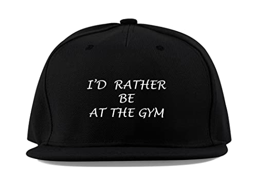 Casquette de baseball respirante en coton avec visière plate workout life
