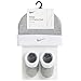 Nike Baby Hat and Booties 2-Piece Set, Grey | White