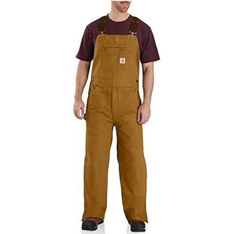 Carhartt Men's Insulated Duck Bib Overalls Cover
