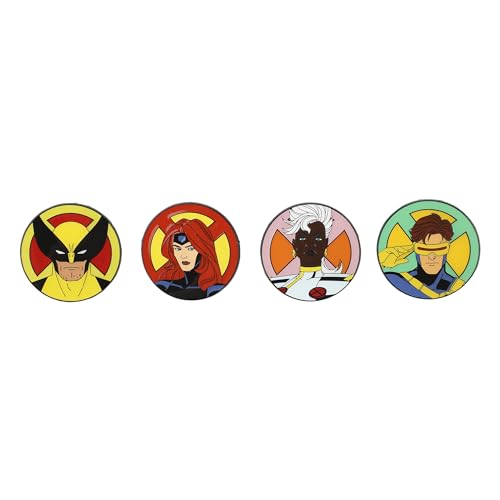 Confezione da 4: include quattro spille uniche, perfette per la visualizzazione o la condivisione con altri fan degli X-Men
