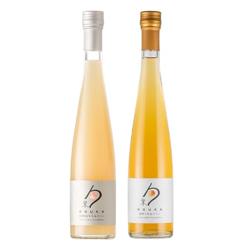 北国からの贈り物 勹果 ほうか 和歌山もも・紀州うめ&白ワイン 375ml×各1本