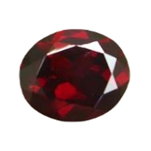 Grenat rouge naturel ovale pour créer votre bague et pendentif