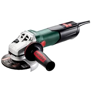 Metabo 4.5-Inch / 5-Inch Variable Speed Angle Grinder | 2,800-10,500 RPM | 11.0 Amp | Slide Switch (Locking) | Electronics | WEV 11-125
