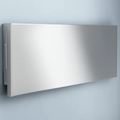 AADDFDD ステンレススチール製壁掛けテーブル、折りたたみ式テーブルマウント、ウォールデスク、フローティングハンギングコンピューターデスクワークベンチ、書斎、寝室、浴室、バルコニー用(サイズ:120 x 40cm/47 16インチ)