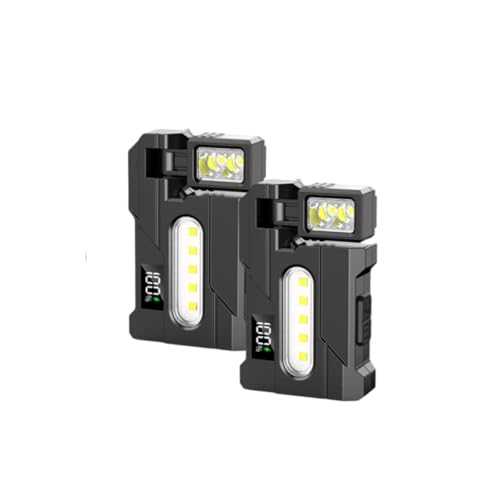 Atthatmmt EDC Flashlight 1200Lumens Portable Pocket Mini Light Double Light Sources Flashlight Hiking For Outdoor Camping New