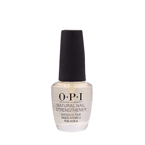 OPI Fortalecedor Natural de Uñas, Esmalte Capa Base Protectora, Resultados de Salón, Uñas Saludables – 15ml