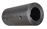 1-1/4' Solid Shaft Coupler w/Keyway and Set Screws by SpinCo