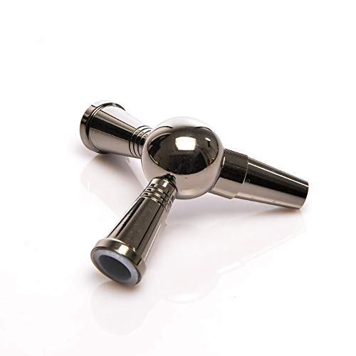 SSOLEREIT Adaptador de Arabia Accesorios cachimba cachimba de la manguera de aleación de aluminio de 1 a 2 Splitter conector...