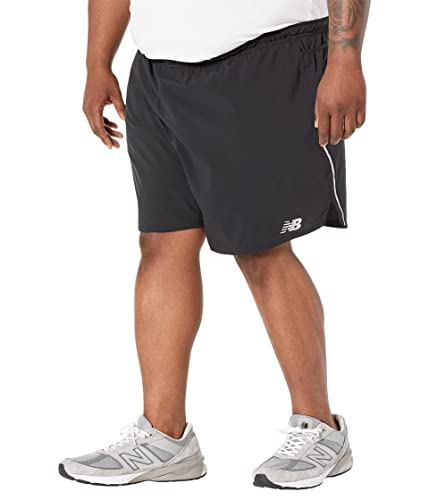 New Balance Men's Impact Run 7 Inch Short, Black