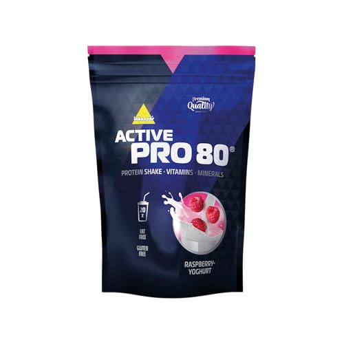 inkospor Active Pro 80 Protein Shake, Raspberry Yoghurt, 500 g Bag