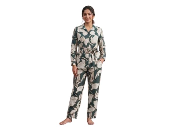 Rayon Cotton Printed Relaxed Fit Cord Set for Women-image-22