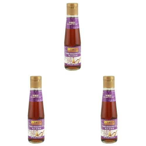 Image of Lee Kum Kee Pure Sesame Oil, 6.76 fl oz ? 200 ml (Pack of 3)