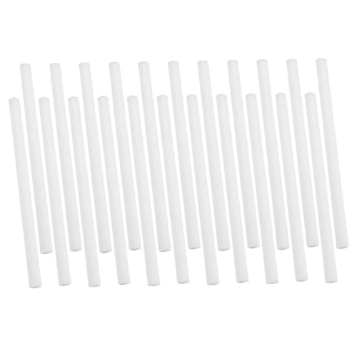 HIAKDOFT 50 Piezas Unidades Palos Difusores de Fibra Absorbente para Humidificador Repuesto para Aroma Filtro de Mecha Compatible con Esencias para SPA Hogar y Oficina