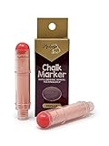 Madam Sew Chalk Fabric Marker Refill Cartridges – Quick, Clean, Leakproof Refills for Tailor Liner Pens – Powdered Talc Pigment for Cotton & More [Red Refill]