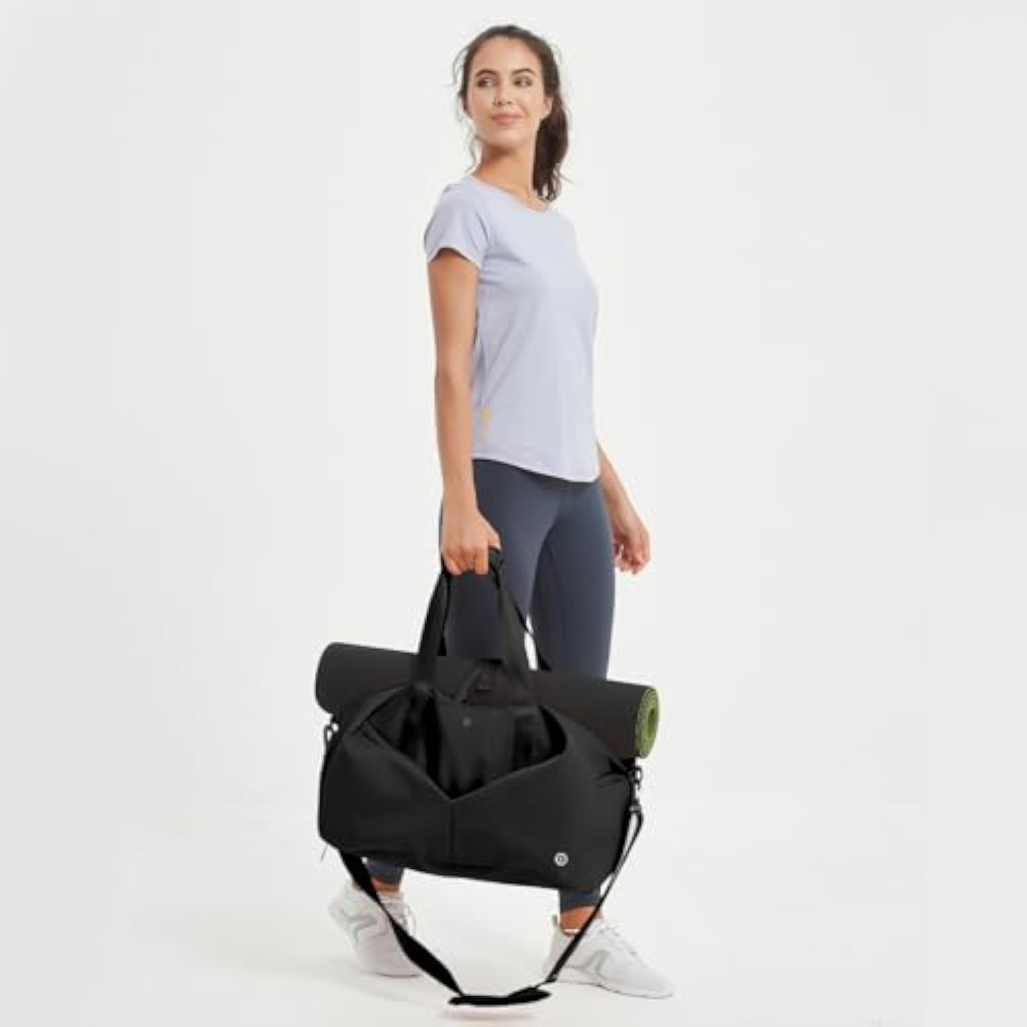 20" Portable Gym Duffel Bag with Wet Pocket