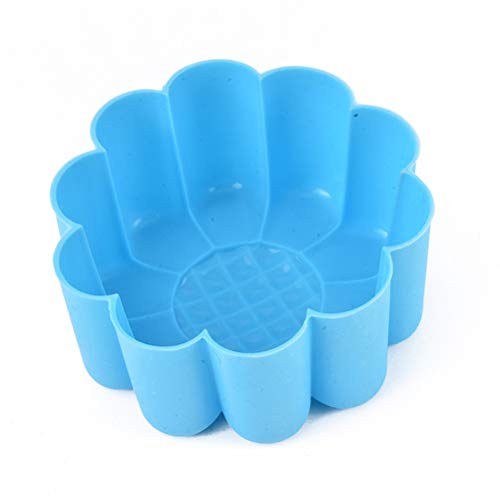 Forro de cupcake de silicone em forma de girassol, 12 peças, para assar, bojos reutilizáveis, resist