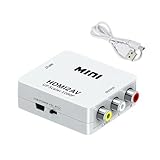 hdmi rca 変換 hdmi変換アダプター hdmi to rca 1080P 高清画質を維持！新旧機器をつなぐ万能コンバーター、セットアップ 0 手間で楽しみ始める