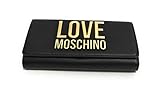 Love Moschino | Precollezione SS21 | Portafoglio da Donna, Flap PU, Gold Metal Logo