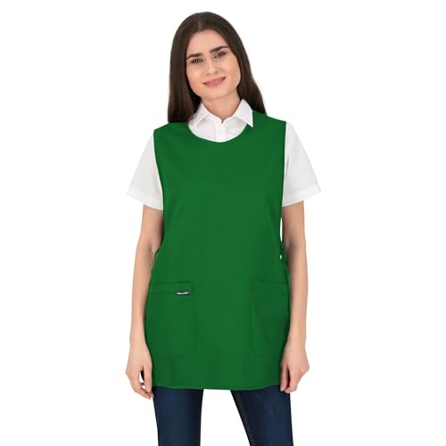 PALLTEX Ampato Unisex Cooking Apron, One Size, Dark Green, 65% Polyester, 35% Cotton - Image 3