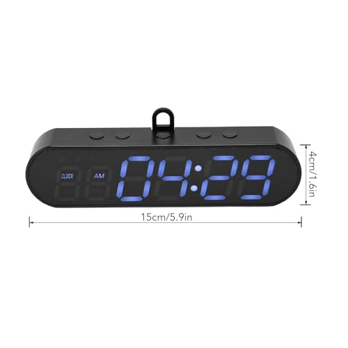 Temporizador para gimnasio, reloj portátil multifuncional de cuenta regresiva con 10 modos de entrenamiento para gimnasio en casa y entrenamiento al aire libre, material ABS miniatura 6