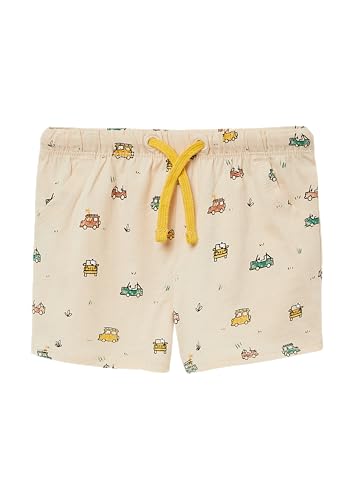 s.Oliver 2164794 Pantalones Cortos de sudader, Amarillo Claro, 68 para Niños