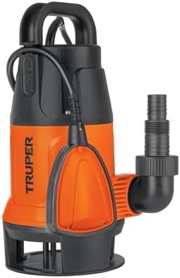 Truper BOS-1/2SP, Bomba sumergible plástica, 1/2 HP para agua suc...