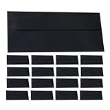 Parliky 20 Selbstklebende Schwarze Briefumschläge Din A4 Blickdicht Robust Selbstverschließend für Einladungen Schecks Babypartys Versand und Geldversand