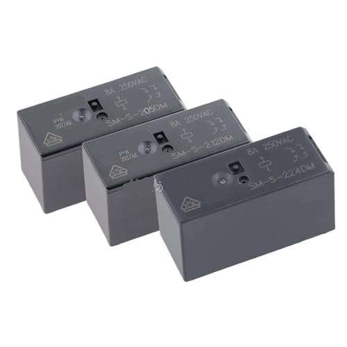 Relais SM-S-212D 12V 8A à 8 broches pour commutation stable
