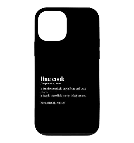 Line Cook ���� ��������L�b�`���X�^�b�t �X�}�z�P�[�X iPhone 12 mini �p