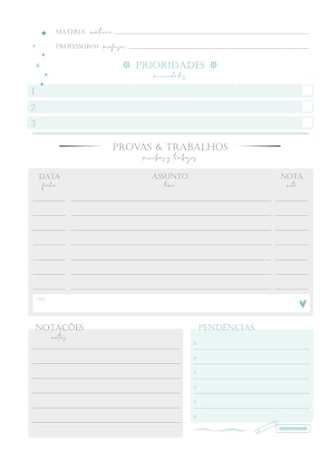 JandaIA - Caderno Neo com Pauta Inteligente Univ 1 matéria 80fls reposicionáveis - Star